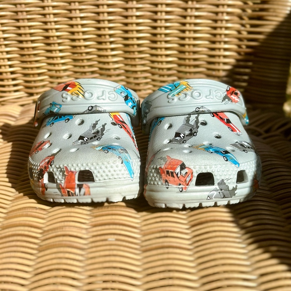 EUC CROCS Classic Racecar Clog - Toddler - Mirage - Picture 4 of 6